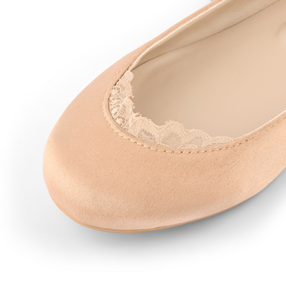 AMORIO NUDE FLATS